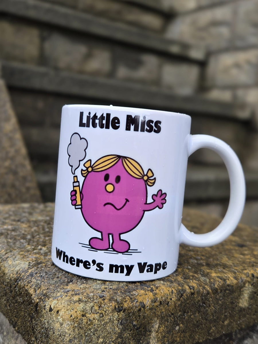 Little Miss Where's My Vape Little Ms Where's My Vape Mug  Funny Vape  Lover Coffee Mug Gift  Vapour Central Little Miss Wheres my vape