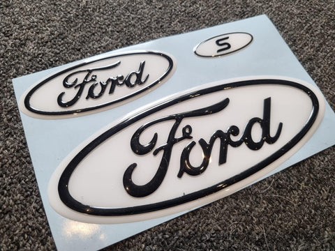 3D TRANSIT & RANGER & EDGE MODELS  Gel Badges  FULL SET