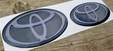Toyota Corolla GR 3D Gel badges (Front & Rear)