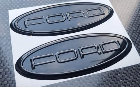 Ford Ranger Wild-track 2023 3D BOLD Gel Badges FRONT & REAR ONLY