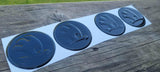 Skoda Octavia 3D Wheel Centre Gel Badges