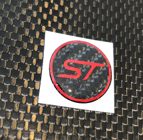 Stop Start Button Carbon 22mm