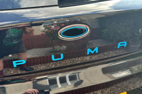 Ford Puma 3D Gel Lettering