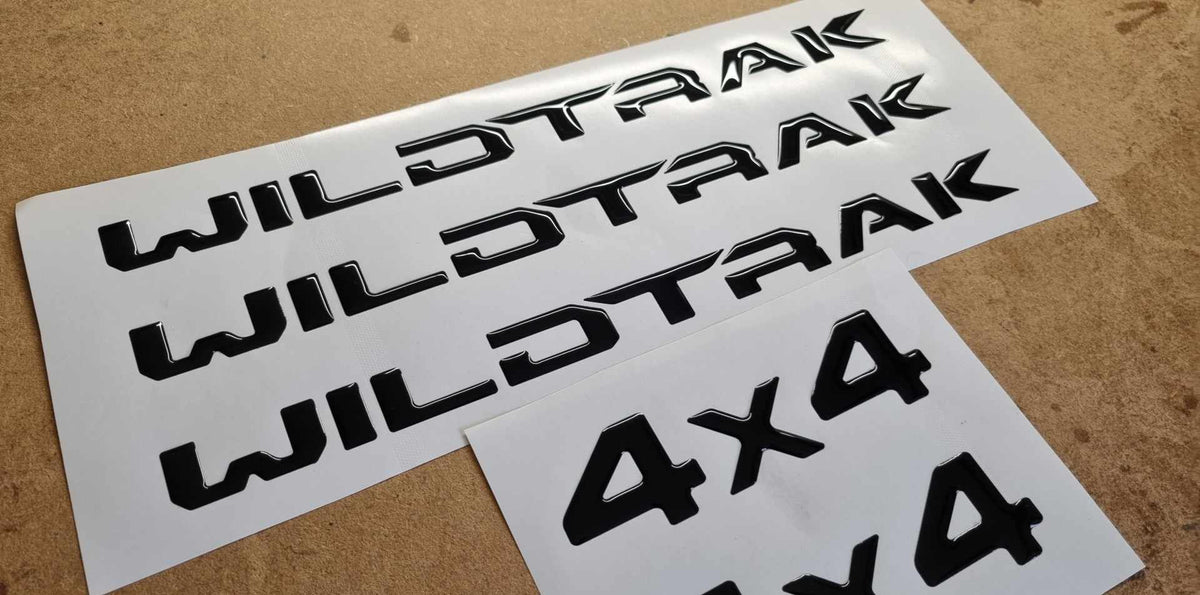 Gel Lettering Graphics Wildtrak 3D Gel Lettering 30cm – SK Graphix