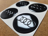 3D Wheel Centre Gel Badges