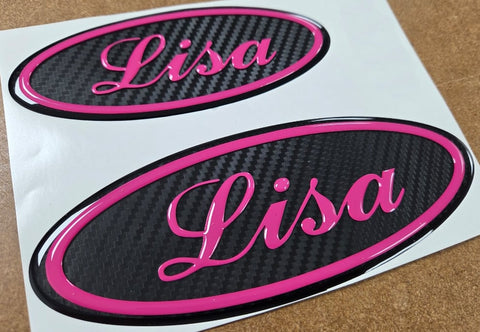 3D TRANSIT & RANGER & EDGE MODELS  Gel Badges (Front & Back only)