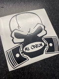 M1 Crew Skull Decal (Medium 30cm x 30cm)