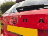 Skoda original badge 3D lettering