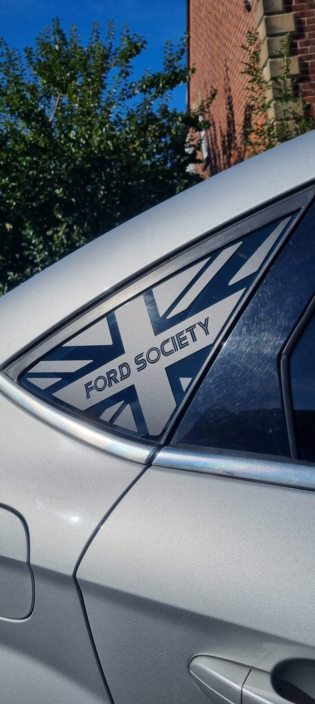 Ford Mondeo MK4 hatchback rear quarter window flag decal – SK Graphix