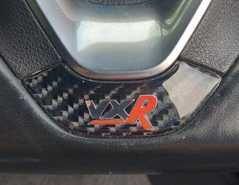 Vauxhall Corsa E VXR Lower Steering Wheel Gel Badge