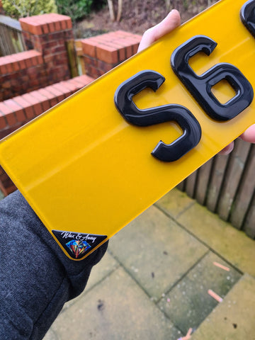 Number Plate Corner Gels