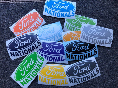 Ford Nationals Car Decal