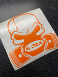M1 Crew Skull Decal (Medium 30cm x 30cm)