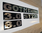 Car Name Badge Replacement Gel
