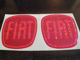 Fiat 500 Gel badges