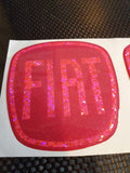 Fiat 500 Gel badges