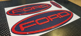 3D BOLD/LETTERING for TRANSIT, RANGER & EDGE MODELS Gel Badges (Front & Rear Only)