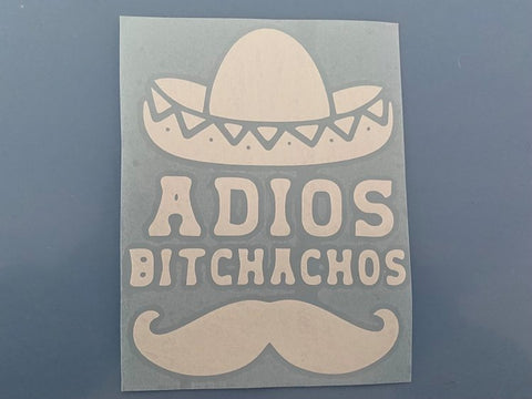 Adios Bitcachos Decal