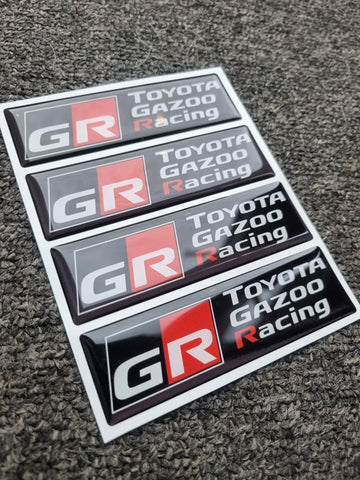 Gazoo Racing Graphics Toyota Gazoo Racing Rectangle Gel Badge – SK Graphix