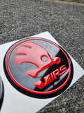 Skoda VRS 3D Gel Badges (Front & Back Only)
