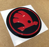 Skoda Octavia 3D Steering wheel Only Gel Badge