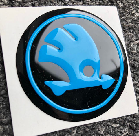 Skoda Octavia 3D Steering wheel Only Gel Badge
