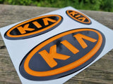 Kia 3D Gel Badges - All Models