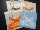 M1 Crew Skull Decal (Medium 30cm x 30cm)