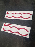 Fiat 500 Gel Front Dash and Rear Inlay