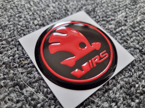 Skoda VRS 3D Gel Badges (SINGLE BADGE ONLY)