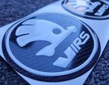 Skoda VRS 3D Gel Badges (Front & Back Only)