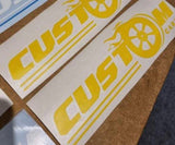 Custom Carz Decals
