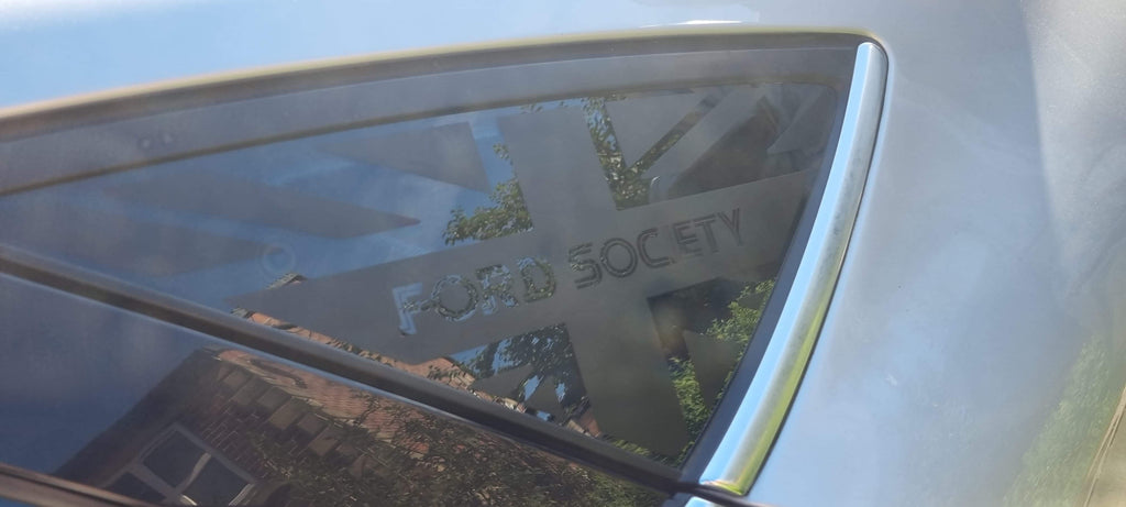 Ford Mondeo MK4 hatchback rear quarter window flag decal – SK Graphix