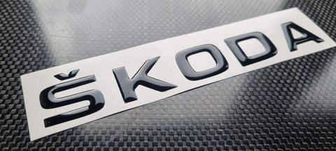 Skoda 3D Gel Lettering 16cm