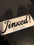 Jinxed! Decal Sticker