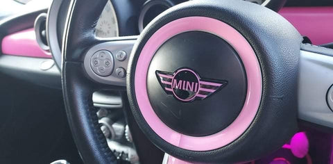 Mini Steering Wheel Badge