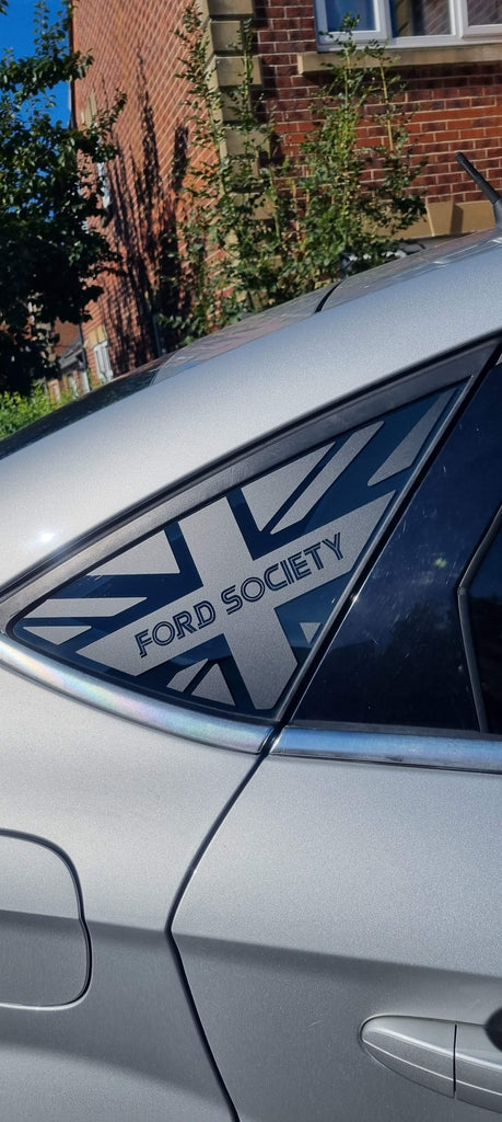 Ford Mondeo MK4 hatchback rear quarter window flag decal – SK Graphix