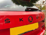 Skoda original badge 3D lettering