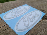 FORD 3D Gel Badges (Front & Back Only)
