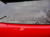 Instagram Name Gel Decals (Star Wars Font)