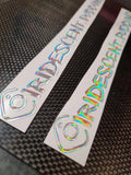 Instagram Name Gel Decals (Star Wars Font)