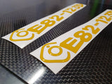 Instagram Name Gel Decals (Star Wars Font)