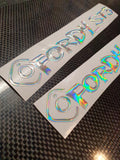 Instagram Name Gel Decals (Star Wars Font)