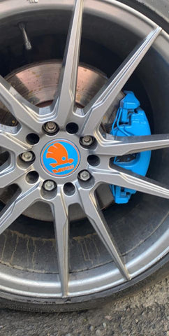 Skoda VRS 56mm Wheel Centre Badges