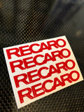 Recaro Seat Gel Inlays