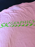 SK Graphics pink t shirt