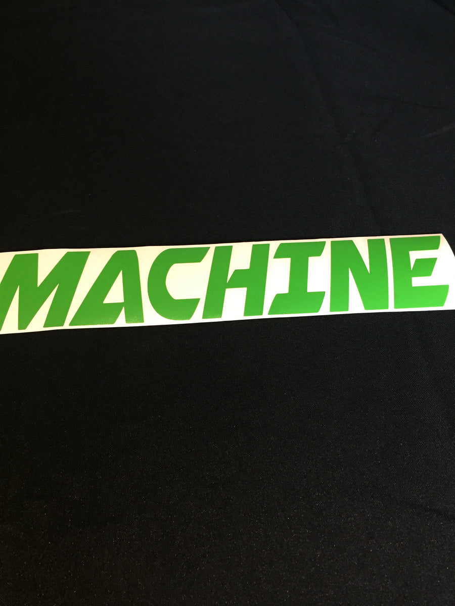 Green machine sticker – SK Graphix
