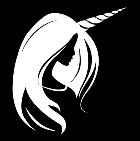 Woman Unicorn Decal